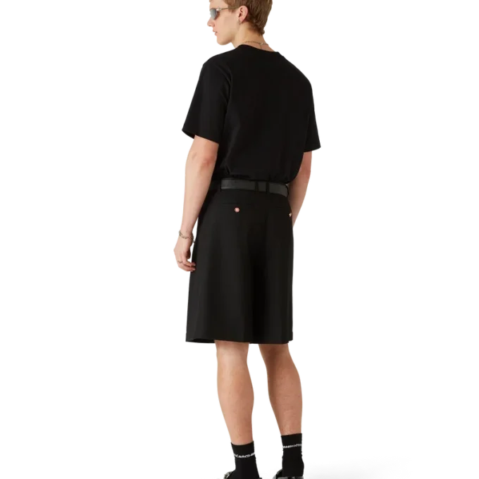 Airbrush-Pilz-Logo-T-Shirt mit kurzen Shorts