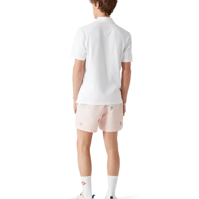 Bade-Shorts mit gesticktem Motiv Bade-Shorts mit gesticktem Motiv