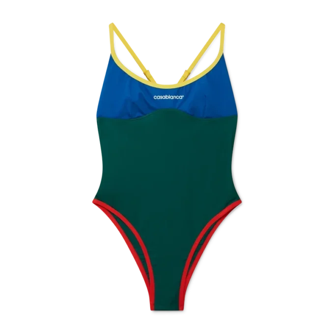 Badeanzug mit Farbblöcken Badeanzug mit Farbblöcken