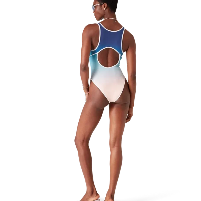 Badeanzug mit Farbverlauf