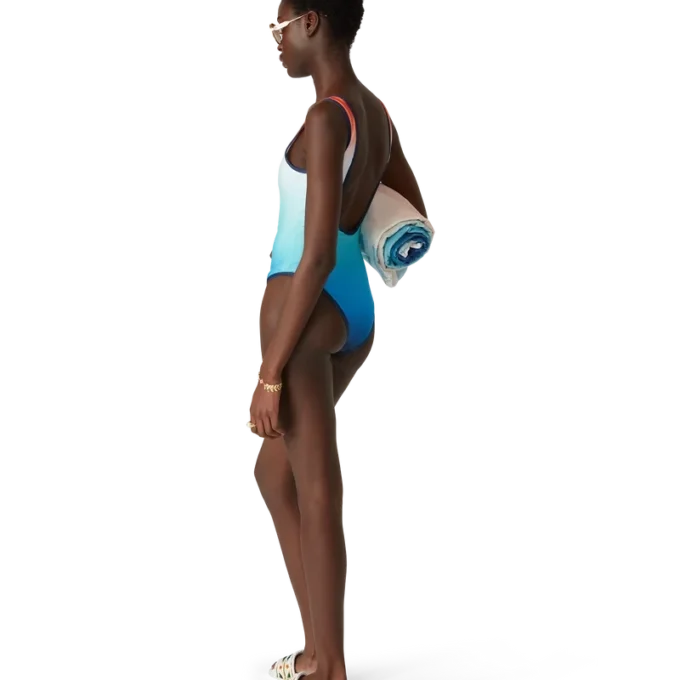 Badeanzug mit Farbverlauf