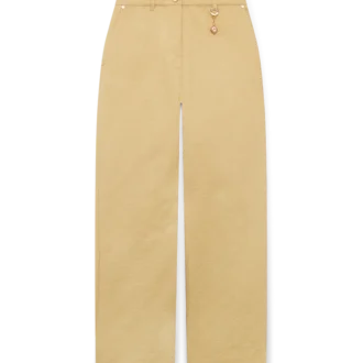 Baumwoll-Jacquard-Hose mit Monogramm