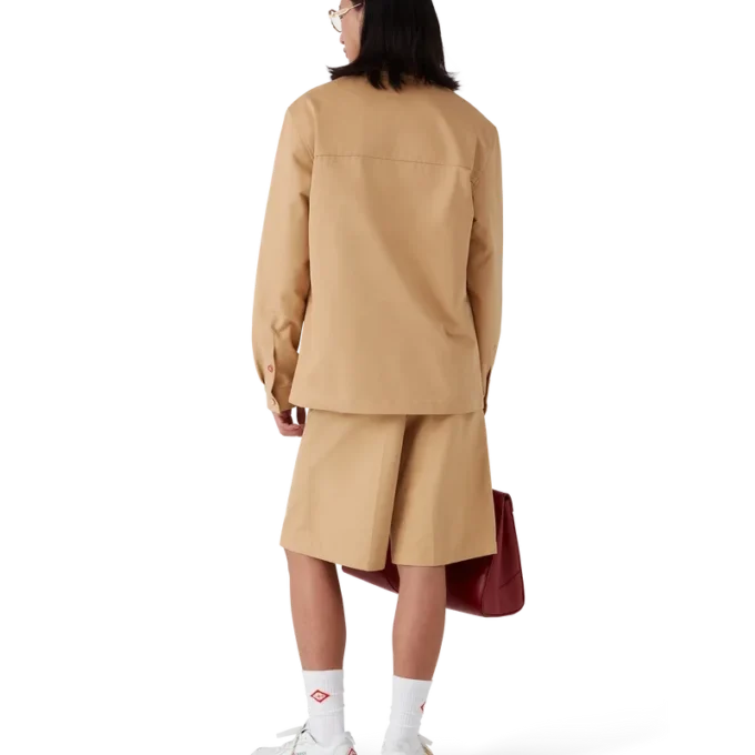 Baumwolljacke mit Reißverschluss Baumwolljacke mit Reißverschluss