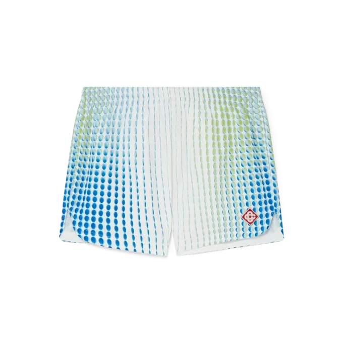 Bedruckte Shorts aus Poly-Taft Bedruckte Shorts aus Poly-Taft