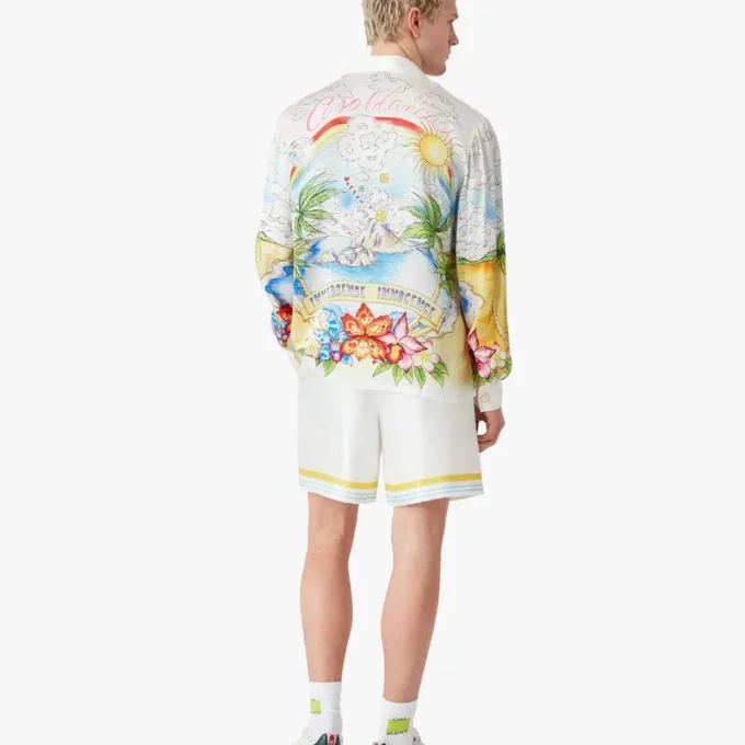 Better Days Langarm-Seidenhemd