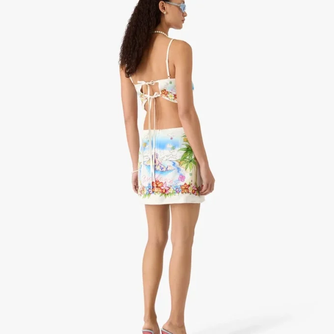 Better Days Seidensatin-Schal-Top Better Days Seidensatin-Schal-Top