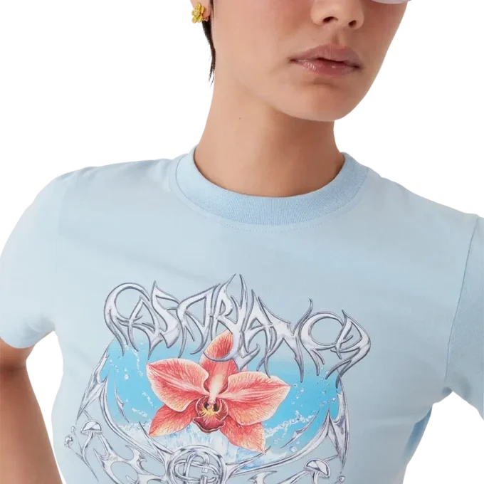 Blades Cropped Kurzarm-T-Shirt