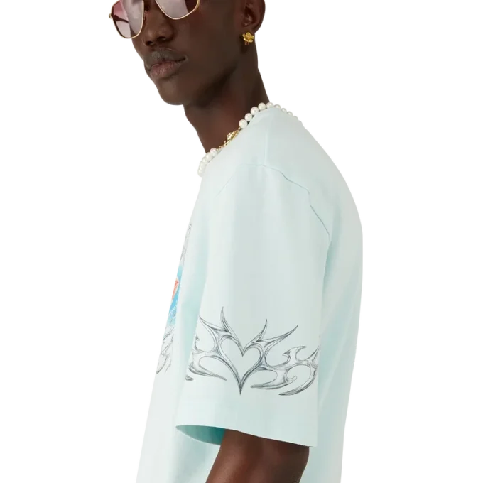 Blades Oversized-T-Shirt mit kurzen Shorts