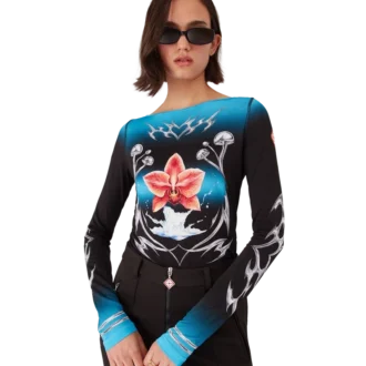 Blades Slinky Jersey Langarm-Oberteil