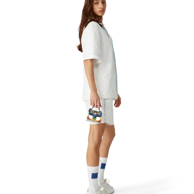 Blaue Casa Square Socken