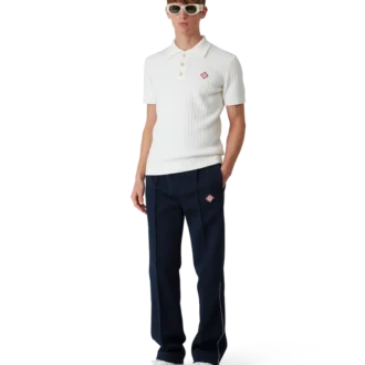 Bouclé-Poloshirt