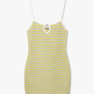 Bourgeois gestreiftes Minikleid