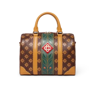 Braune Mini Monogram Weekender