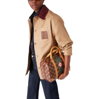 Braune Mini Monogram Weekender