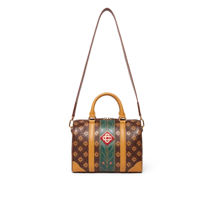 Braune Mini Monogram Weekender