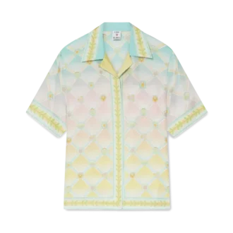 Candy Icons Kurzarm-Shirt aus Seidentwill