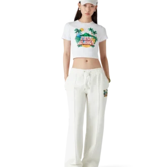 Casa Beach Wave Cropped T-Shirt