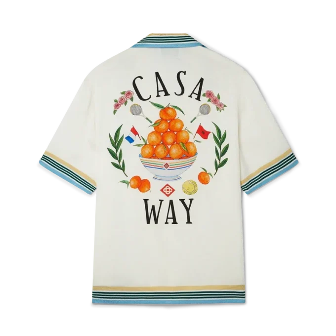 Casa Way Kurzarm-Seidenhemd