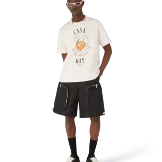 Casa Way Orange Mascot Kurzarm-T-Shirt