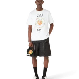 Casa Way Orange Mascot Kurzarm-T-Shirt
