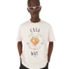 Casa Way Orange Mascot Kurzarm-T-Shirt
