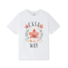 Casa Way Orchid Logo Kurzarm-T-Shirt