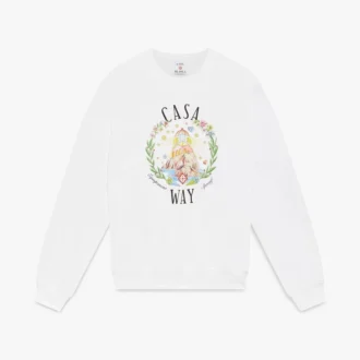 Casa Way Sweatshirt mit Rundhalsausschnitt