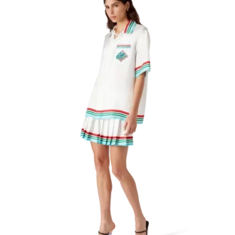 Casa Way World Series Plisseerock aus Seide