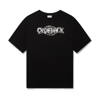 Casablanca Chrome Oversized-Short-T-Shirt mit kurzen Ärmeln