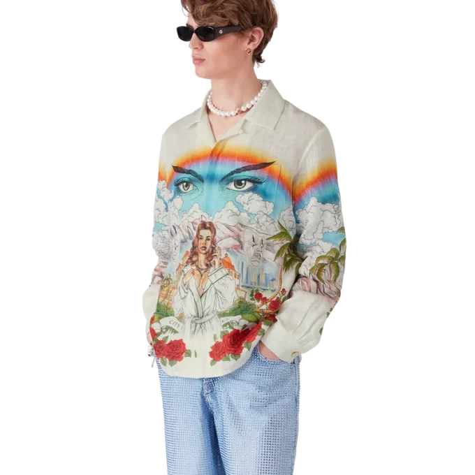 Chateau Langarm-Leinenhemd