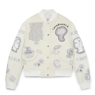 Chenille-Patchwork-Bomberjacke