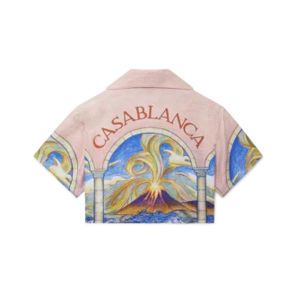 Chevaux Sauvages Kurzes Seidenhemd