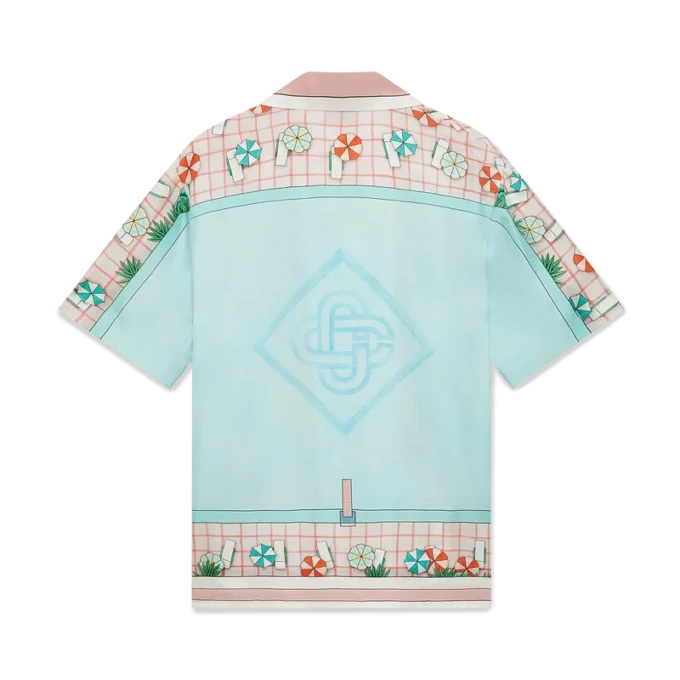 Copacabana Kurzarm-Seidenhemd mit Shorts