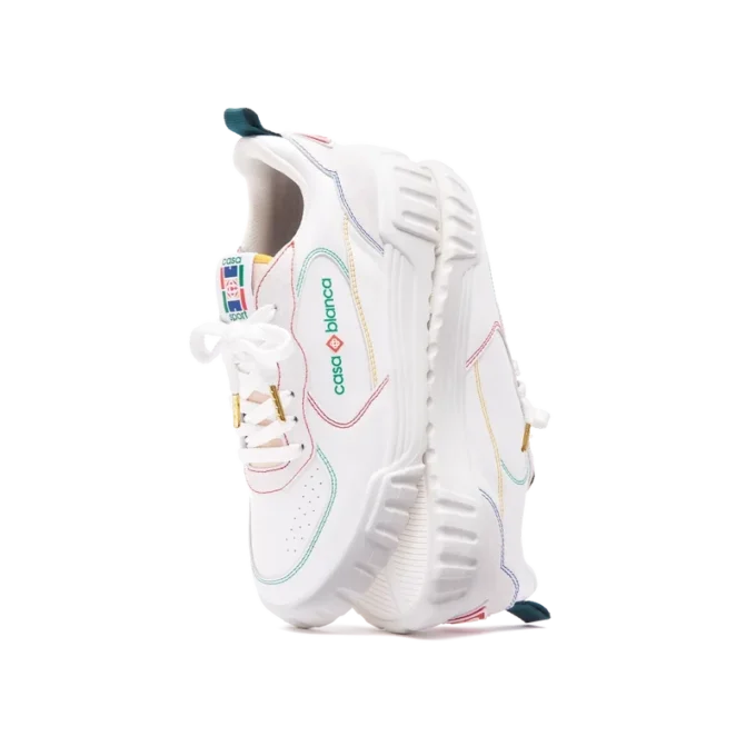 Court Sneakers für Damen in Weiß und Multicolor