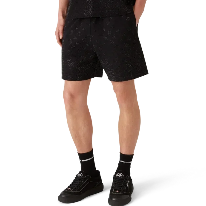 Crystal Monogram Sweatshorts