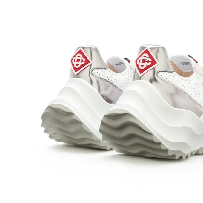 Damen-Sneaker Atlantis in Weiß und Chrom Damen-Sneaker Atlantis in Weiß und Chrom