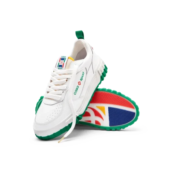 Damen-Sneaker „Court“ in Weiß und Grün