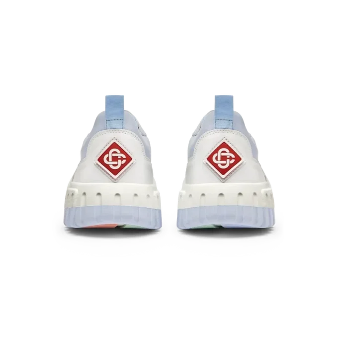 Damen-Sneaker „Court“ in Weiß und Hellblau