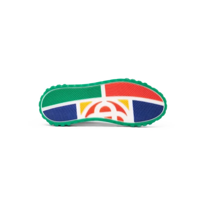 Damen-Sneaker in Grün und Weiß