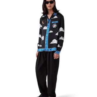 Das langärmelige Seidenhemd „The Four Elements“