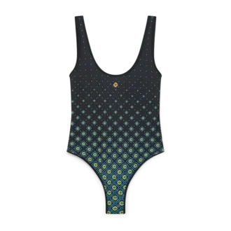 Degrade Black Monogram Badeanzug