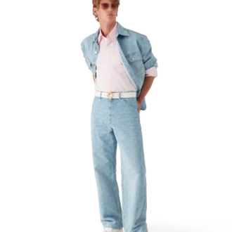 Denim Monogram Relaxed Fit Jeans