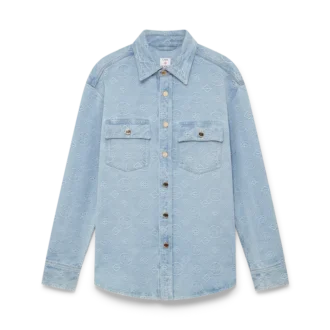 Denim-Monogramm-Hemd