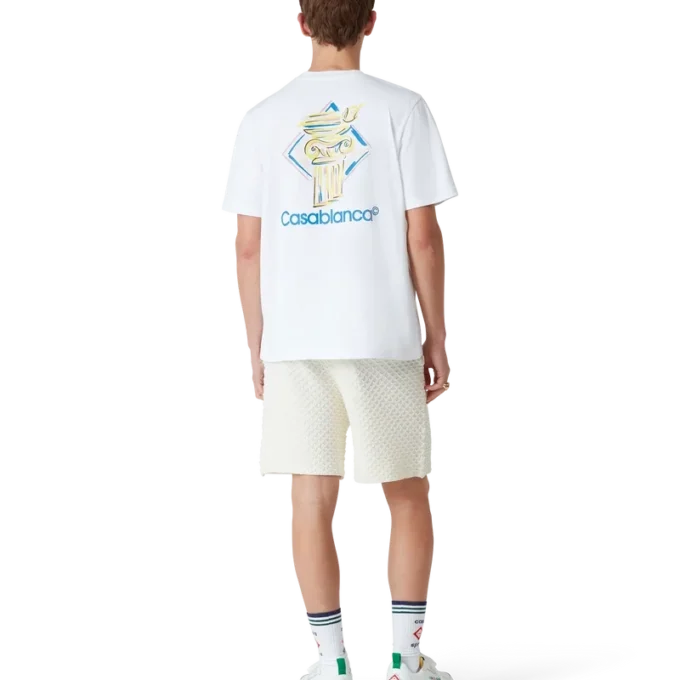 Diamond Column Kurzarm-T-Shirt