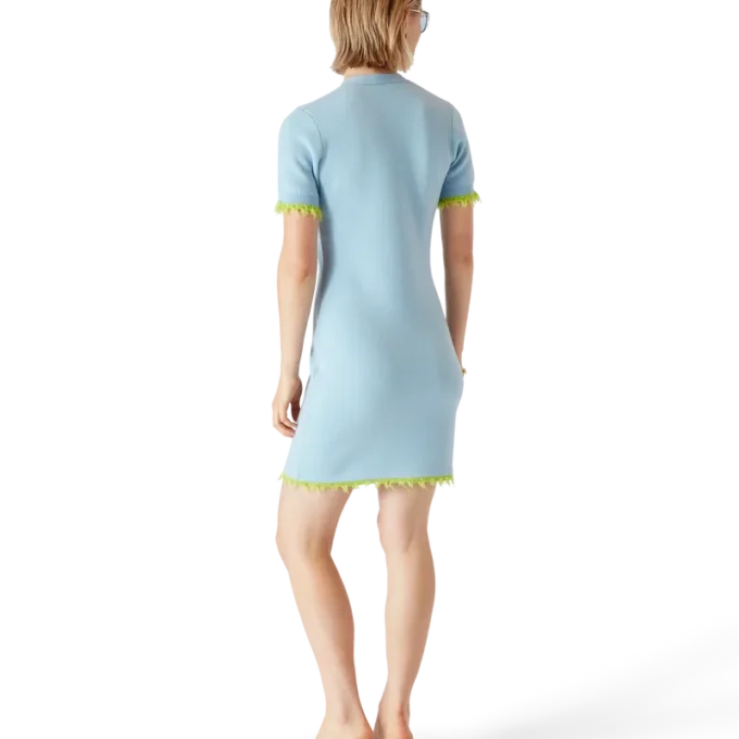 Doppelseitiges Merino-Minikleid Doppelseitiges Merino-Minikleid