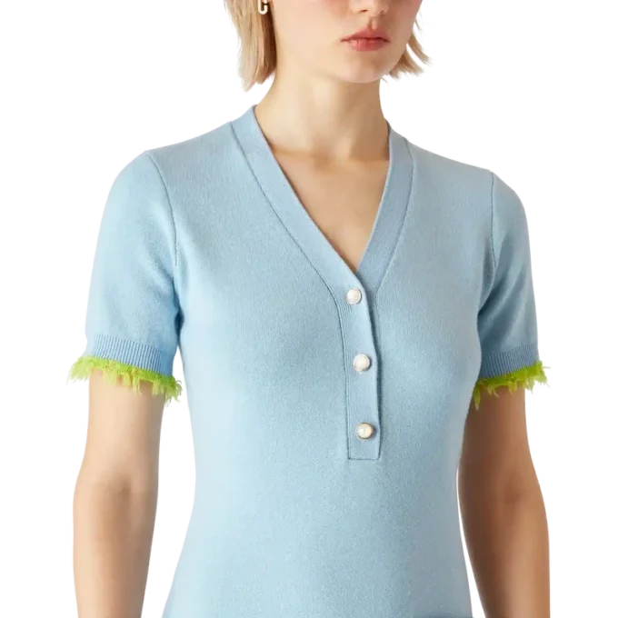 Doppelseitiges Merino-Minikleid Doppelseitiges Merino-Minikleid