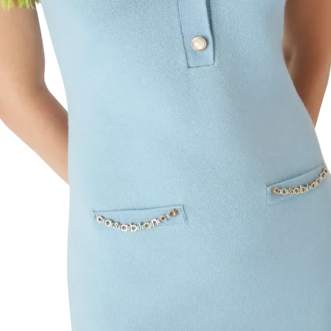 Doppelseitiges Merino-Minikleid Doppelseitiges Merino-Minikleid