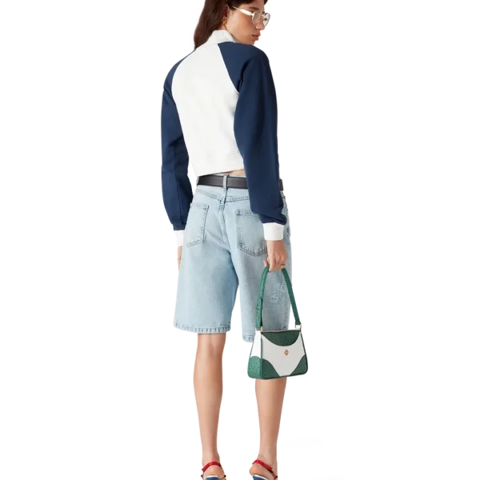 Farbblock-Sweatshirt mit Viertelreißverschluss Farbblock-Sweatshirt mit Viertelreißverschluss