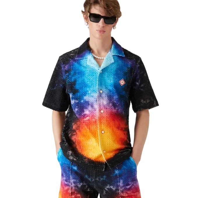 Farbverlauf-Frottee-Hemd