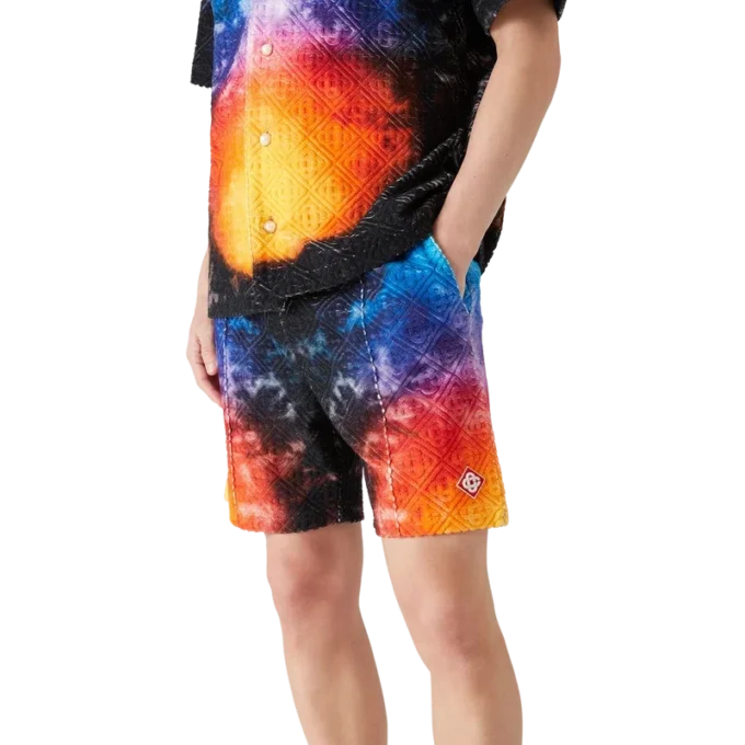 Farbverlauf-Frottee-Shorts